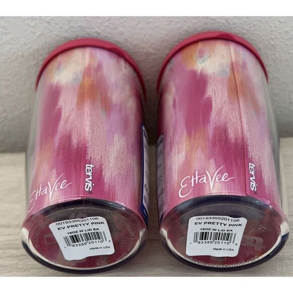 Tervis Etta Vee Pretty Pink Double Walled Insulated Tumbler, 16 oz. w/Lid - Picture 6 of 9